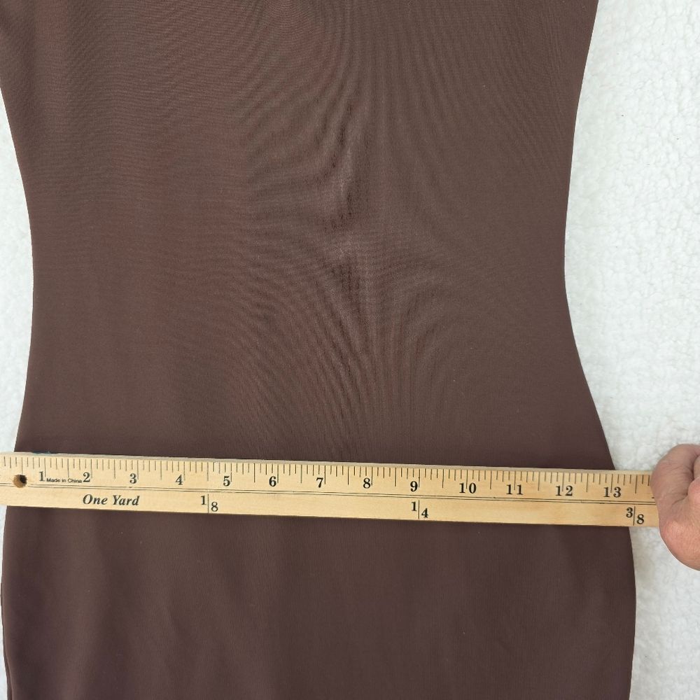Babaton Golf Sleeveless Bodycon Dress Brown Size XS - Picture 5 of 10